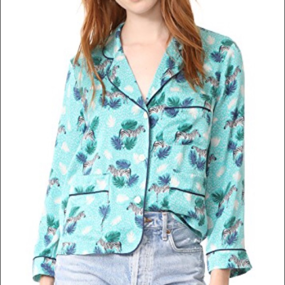 Madewell silk top